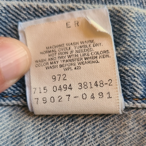 Vintage Levi’s 12M Baby Denim Trucker Jacket | Made in USA | 1994 - Picture 5 of 10